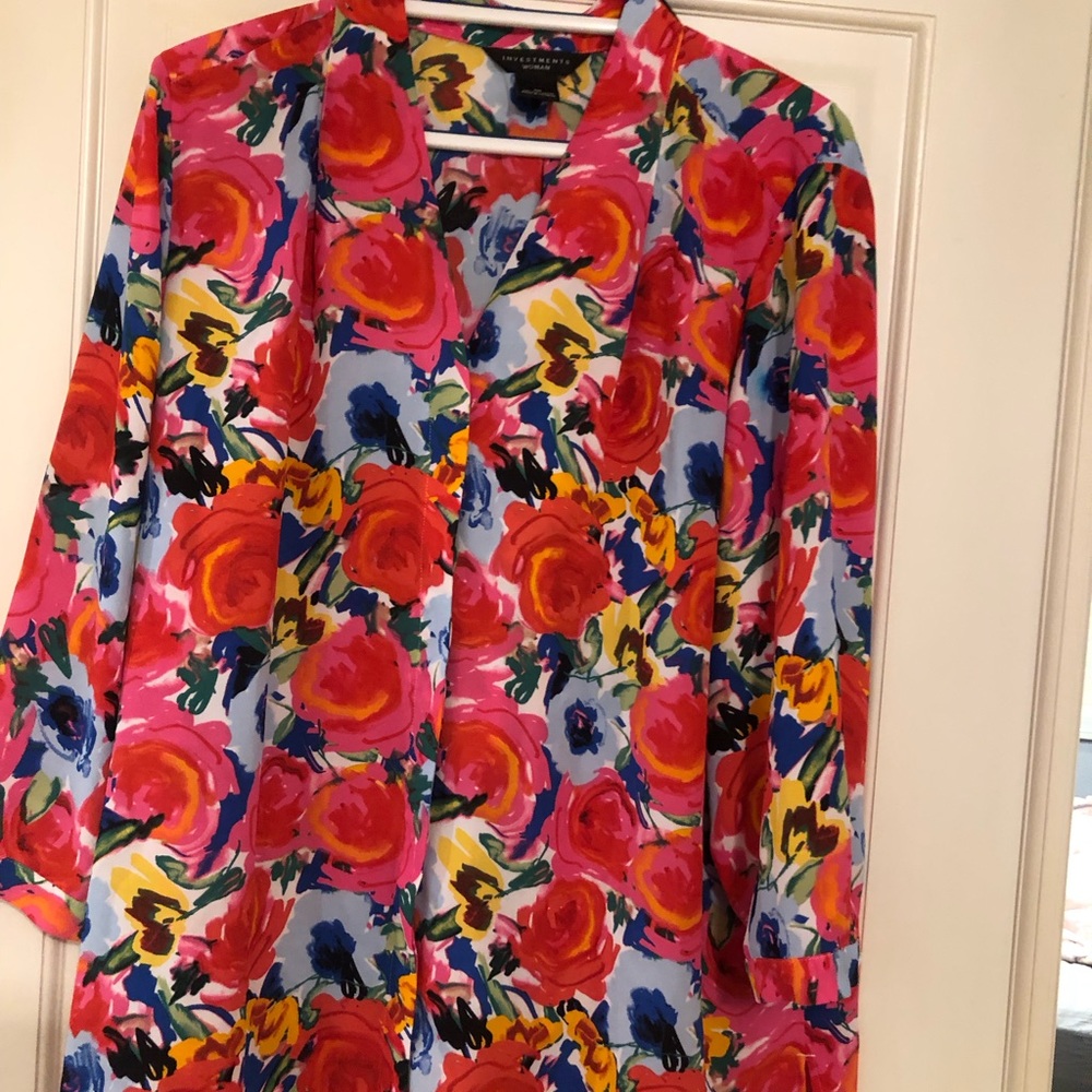 1X Investments Vibrant Blouse